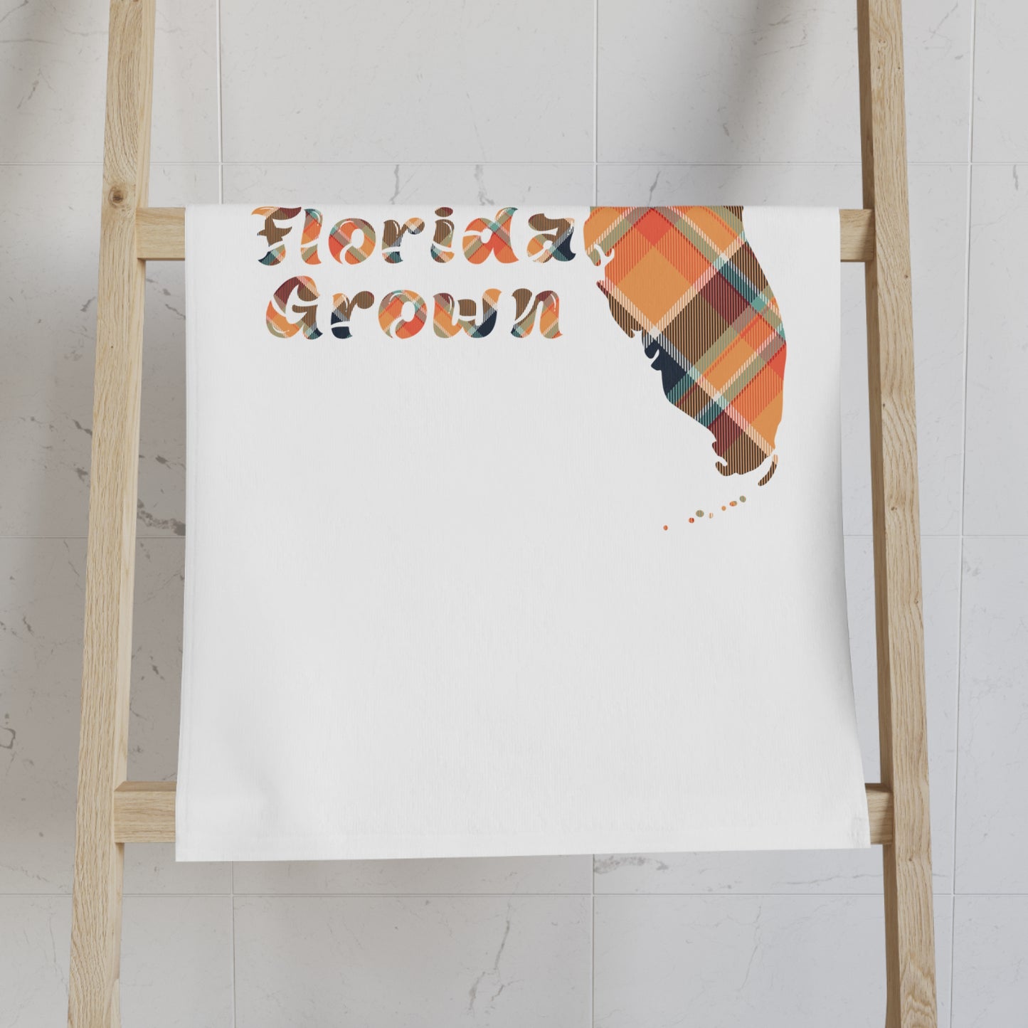 Florida Grown Hand Towel, Kitchen Decor, Florida Gift, Home Essentials, Beach House Towel, Florida Souvenir