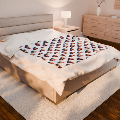 Cozy Dragon Pattern Velveteen Plush Blanket - Soft Throw for Living Room, Bedroom, Gift, Home Decor, Warm Comfort - Celtic Scents
