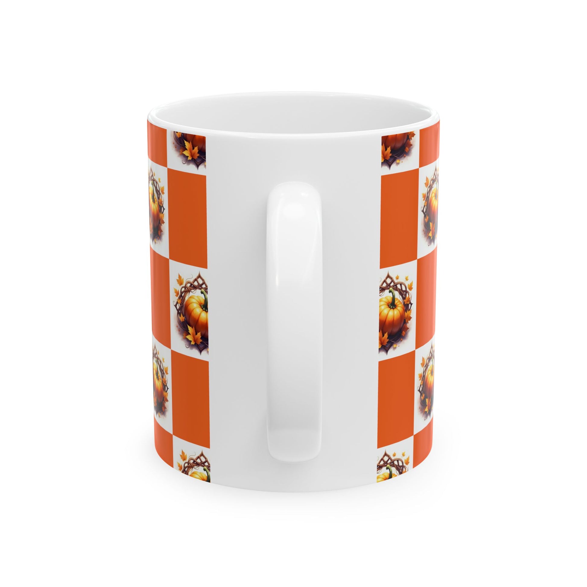 Autumn Pumpkin Ceramic Mug | Fall Coffee Cup | Thanksgiving Gift | Cozy Home Decor | Pumpkin Spice Lover's Mug | Seasonal Mug - Celtic Scents