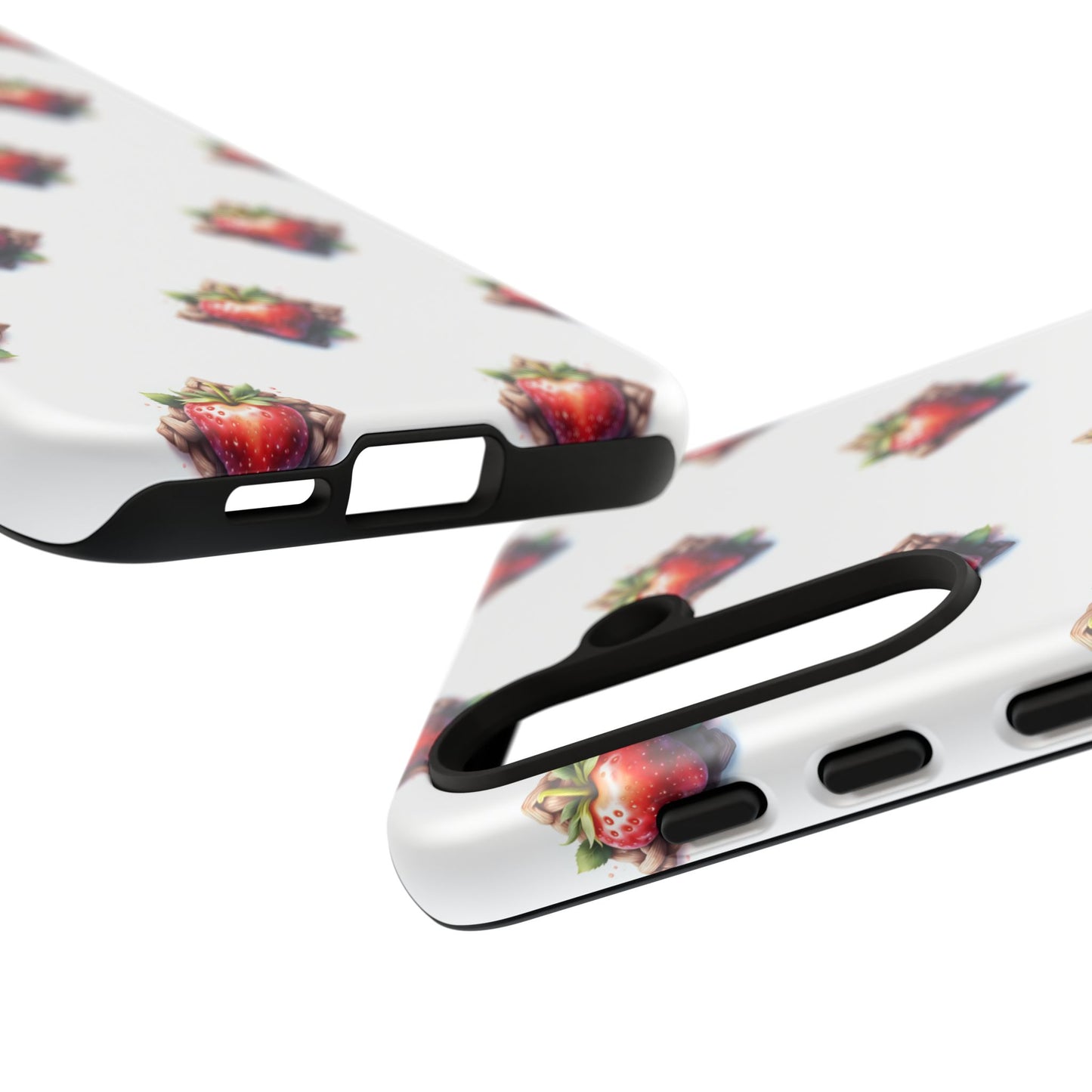 Strawberry Celtic Knot Phone Case, Cute Phone Cover, Gift for Her, Custom Smartphone Case, Funky Accessories, Valentine's Day Gift