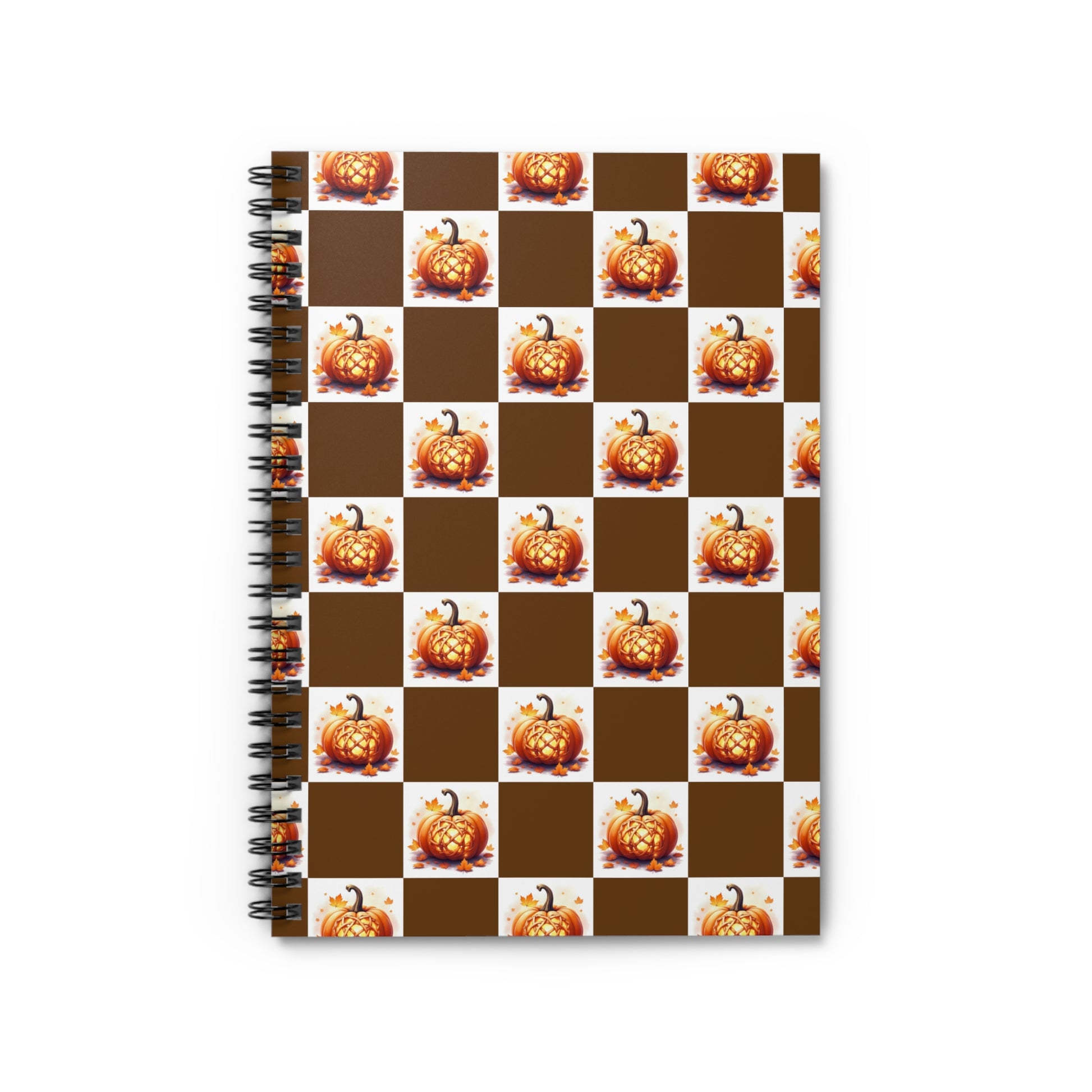 Pumpkin Spice Spiral Notebook - Fall Decor, Journaling, Back to School, Gift for Teachers and Students, Halloween - Celtic Scents