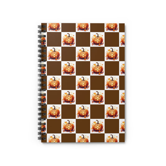 Pumpkin Spice Spiral Notebook - Fall Decor, Journaling, Back to School, Gift for Teachers and Students, Halloween
