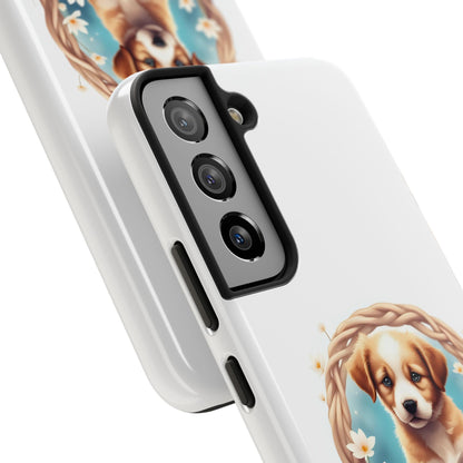 Cute Puppy Phone Case, Tough Case for Dog Lovers, Pet Gift, Protector Case for iPhone, Custom Phone Cover