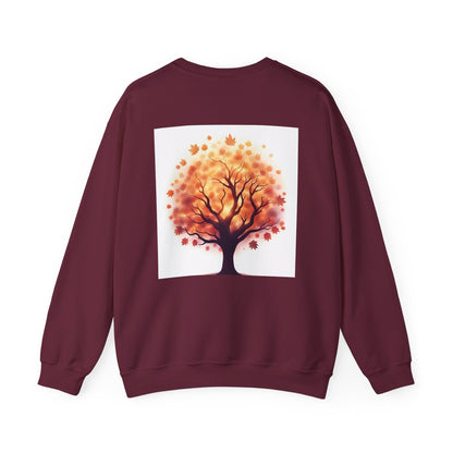 Autumn Tree Sweatshirt | Cozy Fall Apparel, Gift for Nature Lovers, Unisex Crewneck, Tree Design Sweatshirt, Ideal for Thanksgiving - Celtic Scents