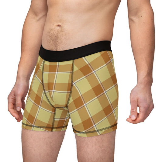 Stylish Men's Boxers in Plaid Pattern, Comfortable Underwear, Gift for Him, Unique Loungewear, Everyday Essentials, Trendy Sleep Shorts - Celtic Scents