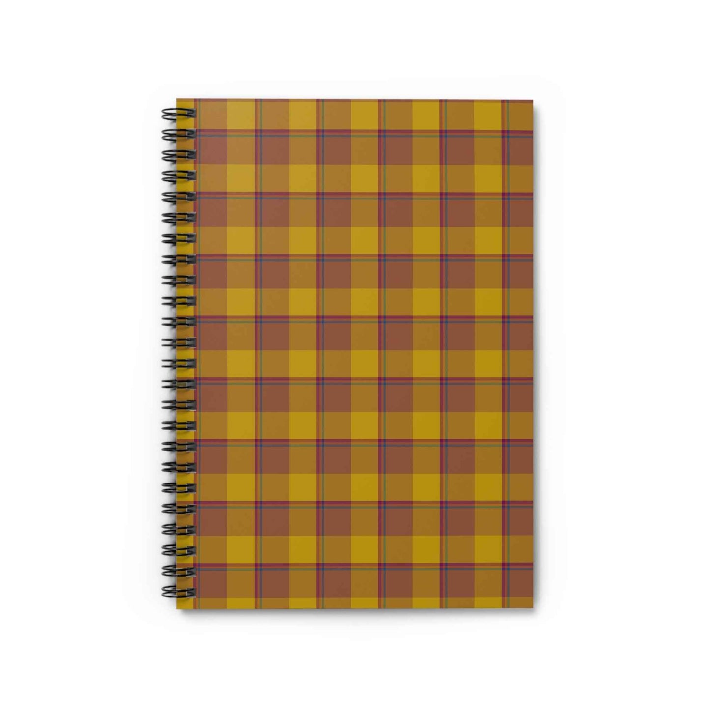 Cozy Plaid Spiral Notebook - Ruled Lines | Cute Stationery, Journaling, School Supplies, Gift for Writers, Back to School