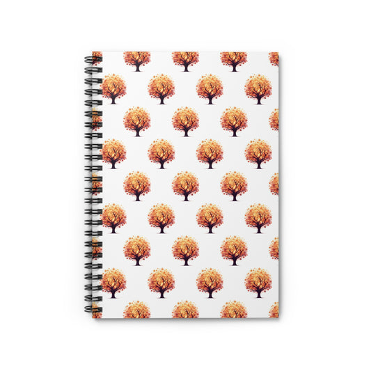 Autumn Tree Spiral Notebook | Fall Stationery, Journaling, Gift for Students, Nature Lovers, Thanksgiving Decor