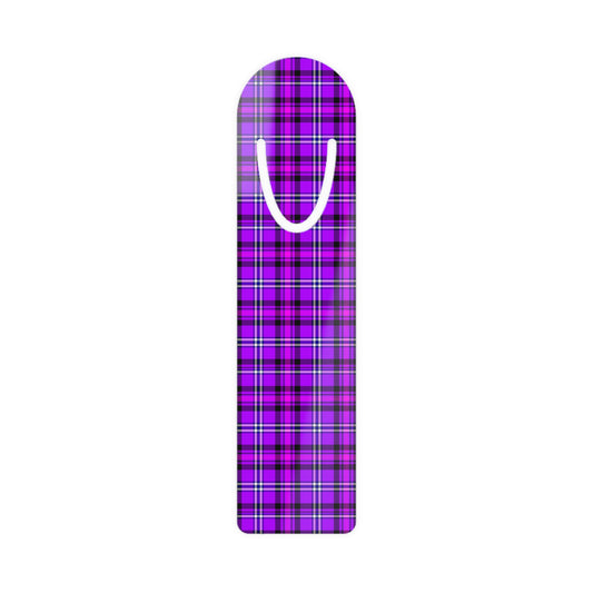 Stylish Plaid Bookmark, Cute Book Lover Gift, Reading Accessory, Literary Gift, Plaid Bookmark for Bookworms, Bookish Decor