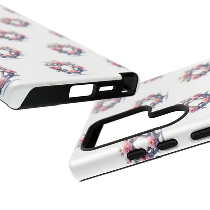 Floral Phone Case, Tough Cases for Women, Cute Celtic Knot Floral Design iPhone Cover, Gift for Her, Stylish Tech Accessories