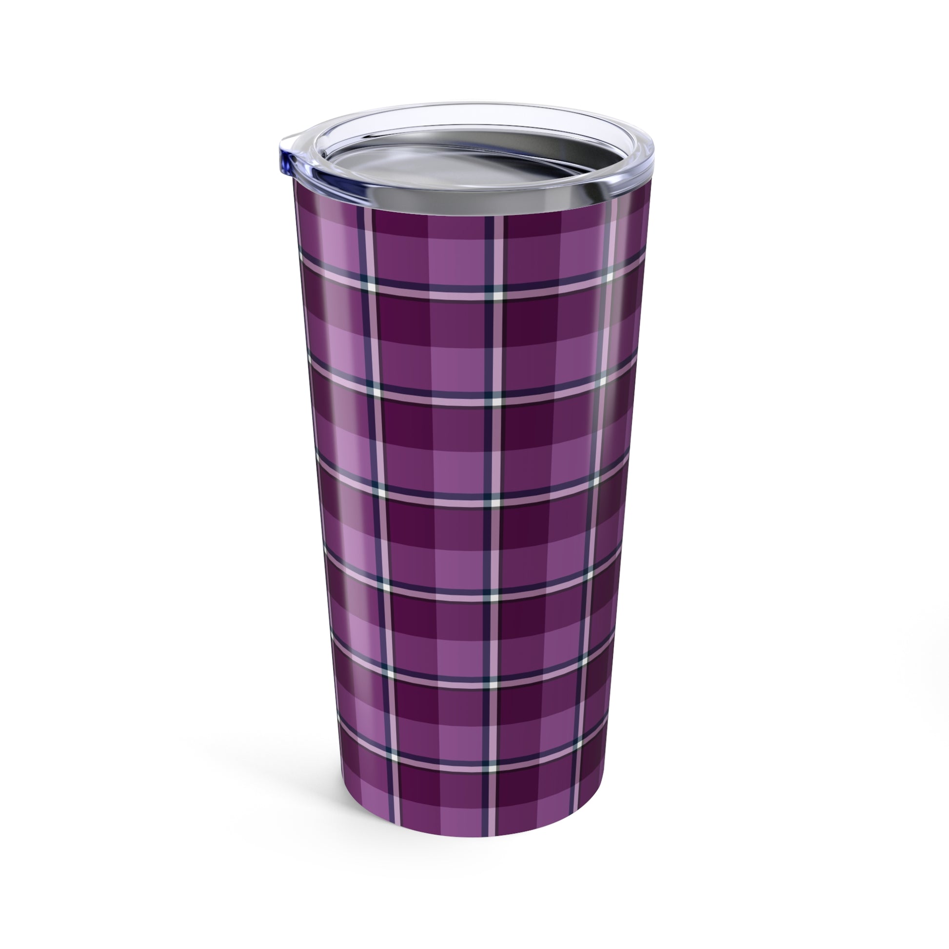 Cozy Plaid Tumbler 20oz, Travel Mug, Gift for Her, Coffee Cup, Fall Decor, Home Essentials - Celtic Scents