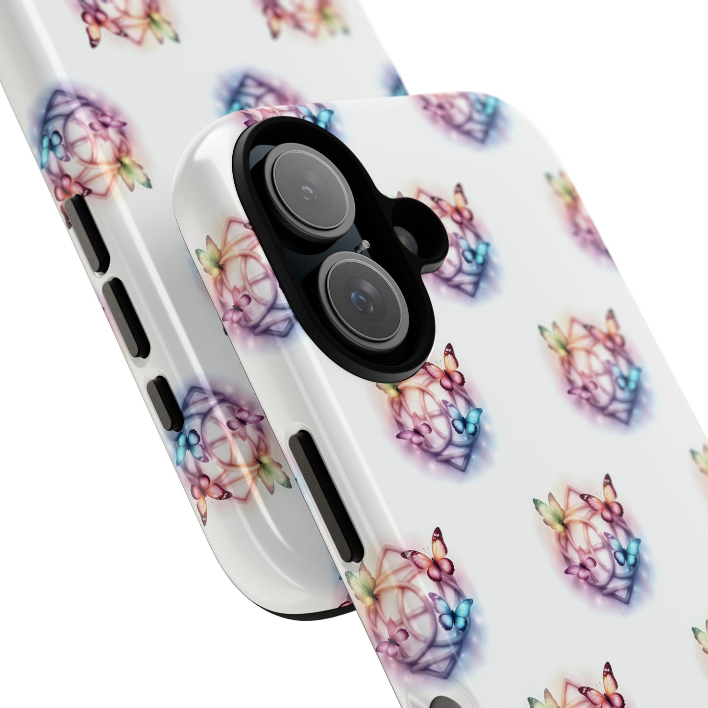 Colorful Butterflies Phone Case, Tough Cases, Cute Butterfly Lover Gift, Trendy Phone Cover, Nature Print Case