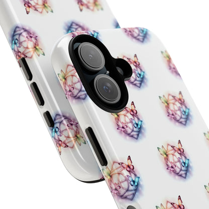 Colorful Butterflies Phone Case, Tough Cases, Cute Butterfly Lover Gift, Trendy Phone Cover, Nature Print Case