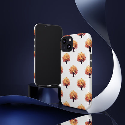 Autumn Tree Phone Case, Fall Phone Cover, Nature Inspired Case, Gift for Outdoorsy Friends, Seasonal Accessories, Eco-Friendly Phone Case