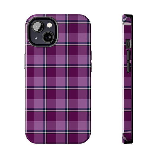 Plaid Tough Phone Case, Stylish Cell Phone Cover for All Occasions, Perfect Gift for Tech Lovers
