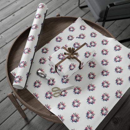 Celtic Knot Floral Wrapping Paper, Elegant Gift Wrap for Birthdays, Weddings, Holidays, Floral Design, Eco-Friendly Packaging, Party Decor - Celtic Scents