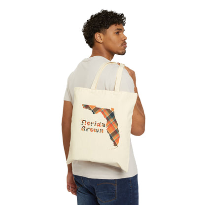 Personalized Florida Grown Tote Bag, Eco-Friendly Cotton Bag, Reusable Shopping Tote, Custom Name Gift, Travel Bag - Celtic Scents