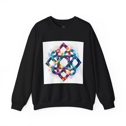 Colorful Infinity Knot Crewneck Sweatshirt | Cozy Unisex Sweatshirt for Every Occasion, Gift for Him, Her, Holidays, Casual Wear - Celtic Scents
