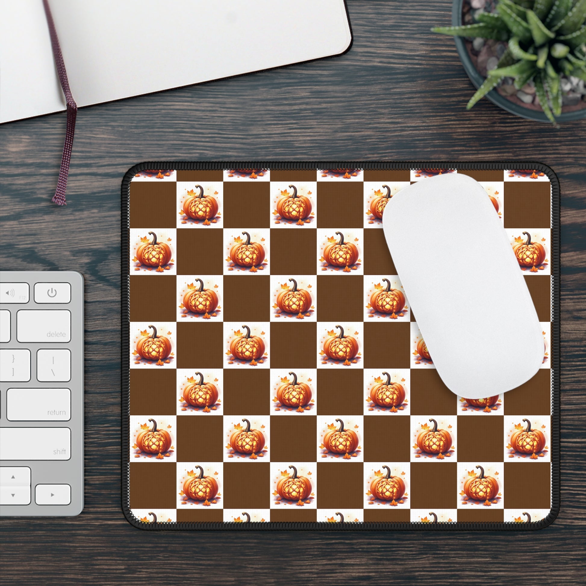 Fall Pumpkin Gaming Mouse Pad, Autumn Decor for Gamers, Halloween Gift, Desk Accessory, Seasonal Mouse Mat, Cozy Gaming Setup - Celtic Scents