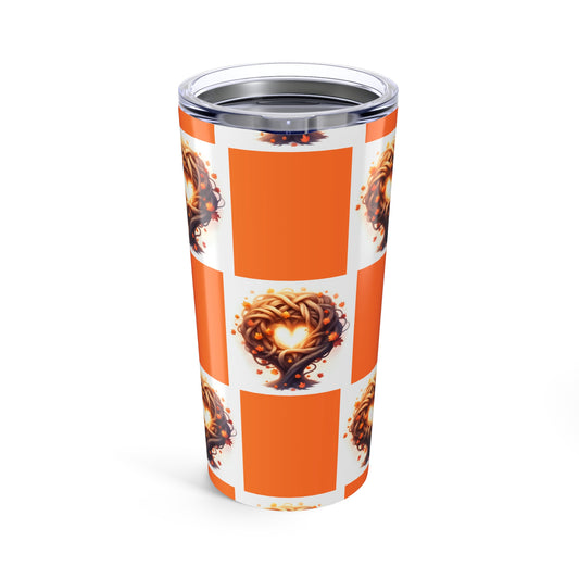 Heart Tree Tumbler | 20oz Travel Mug, Gift for Nature Lovers, Eco-Friendly Drinkware, Valentine's Day, Inspirational Gift, Autumn Designs - Celtic Scents
