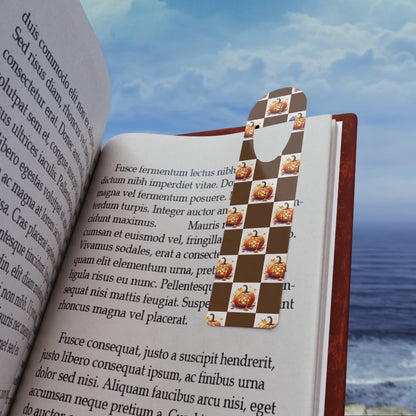 Pumpkin-Themed Bookmark for Fall Reading, Seasonal Gifts, Book Lovers, Halloween Decor, Literary Accessory - Celtic Scents