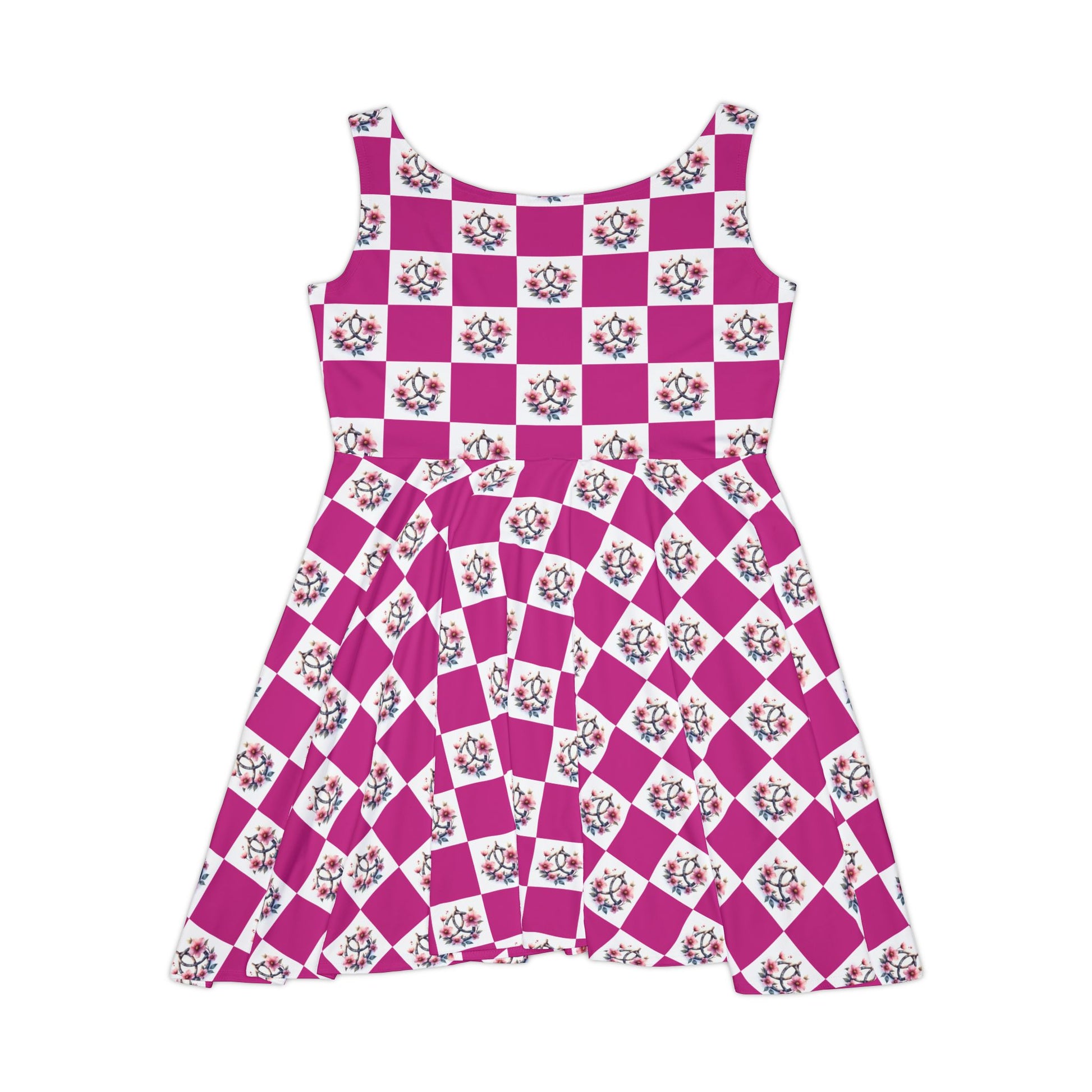Celtic Knot Floral Women's Skater Dress, Summer Dress, Casual Outfit, Boho Dress, Outdoor Wear, Gift for Her, Everyday Style - Celtic Scents