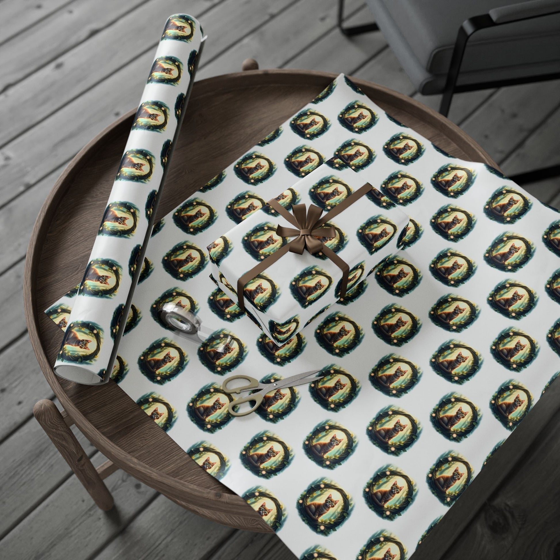 Kitten Wrapping Paper, Unique Gift Wrap for Birthdays, Holidays, Celebrations, Custom Designs, Eco-Friendly Options - Celtic Scents