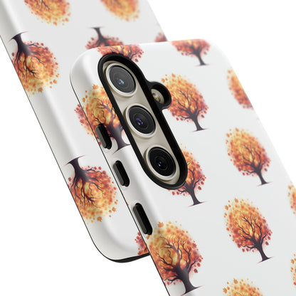 Autumn Tree Phone Case, Fall Phone Cover, Nature Inspired Case, Gift for Outdoorsy Friends, Seasonal Accessories, Eco-Friendly Phone Case