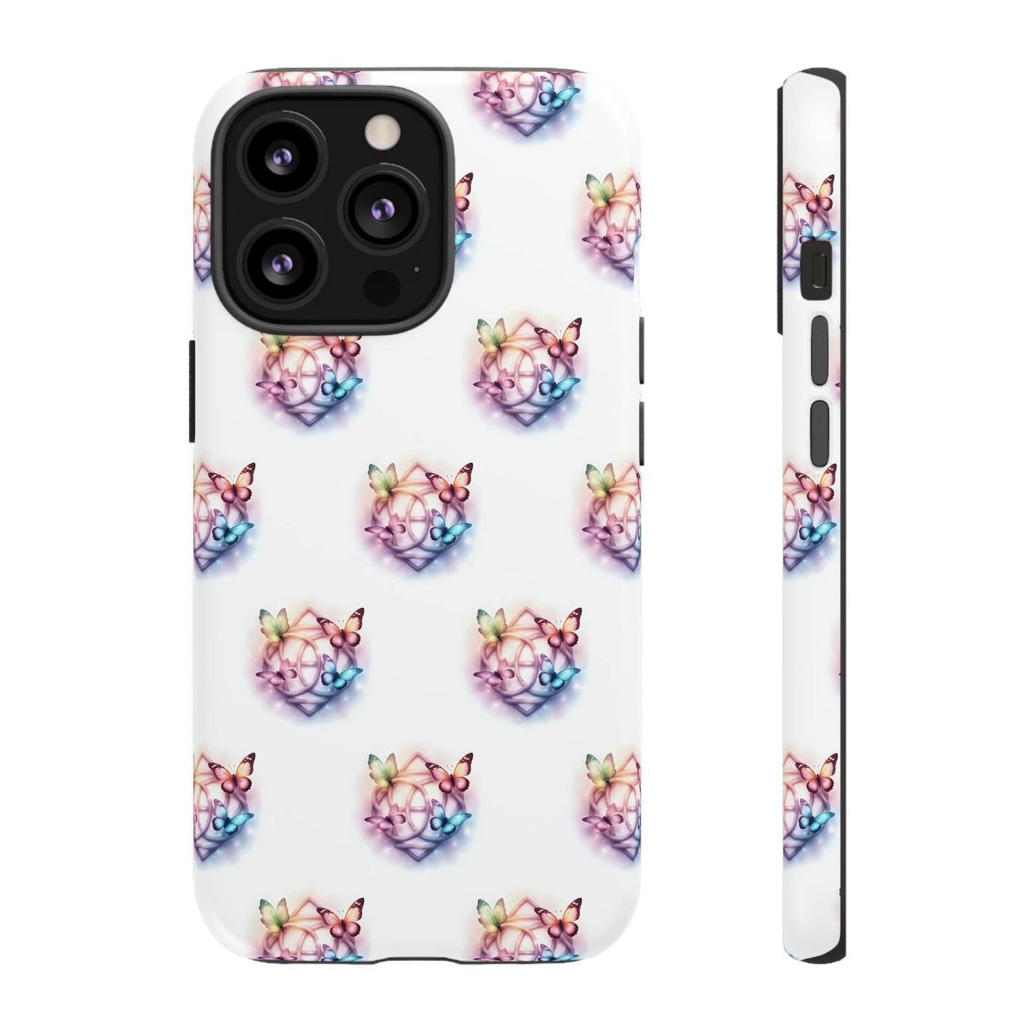 Colorful Butterflies Phone Case, Tough Cases, Cute Butterfly Lover Gift, Trendy Phone Cover, Nature Print Case - Celtic Scents