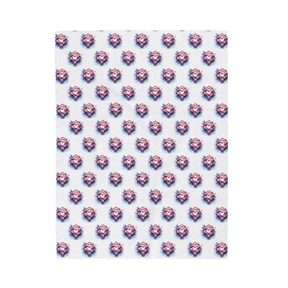 Cozy Celtic Knot Floral Velveteen Blanket | Soft Plush Throw for Home Decor, Gift for Her, Nursery Essential, Wedding Present, Cozy Nights - Celtic Scents