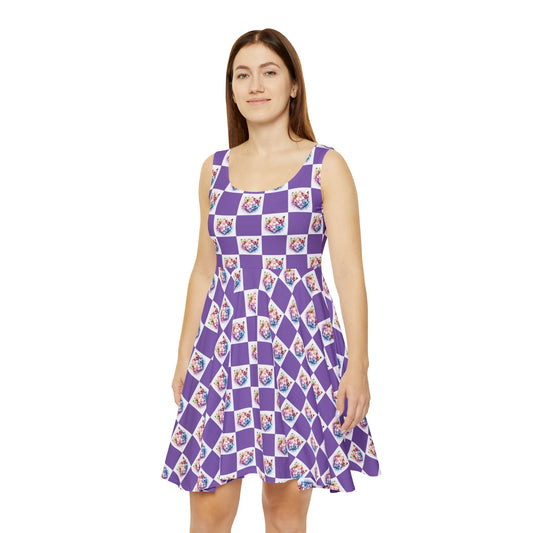 Colorful Butterflies Women's Skater Dress | Butterfly Print Dress, Spring Fashion, Casual Wear, Festival Outfit, Cute Sundress - Celtic Scents