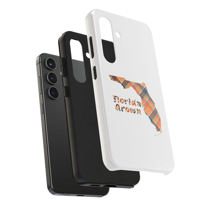 Florida Grown Tough Phone Cases, Durable Cell Phone Cover, Stylish Tech Accessory, Gift for Floridians