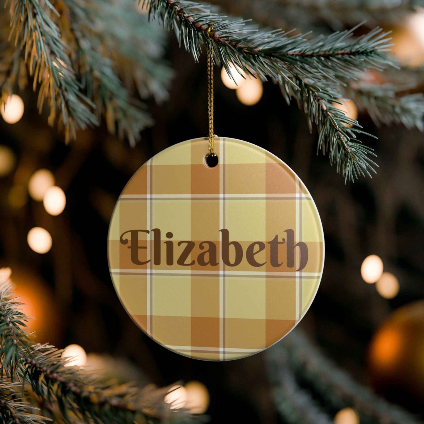 Personalized Ceramic Ornament, Custom Holiday Decoration, Home Decor, Gift for Her, Christmas Decoration, Personalized Gifts