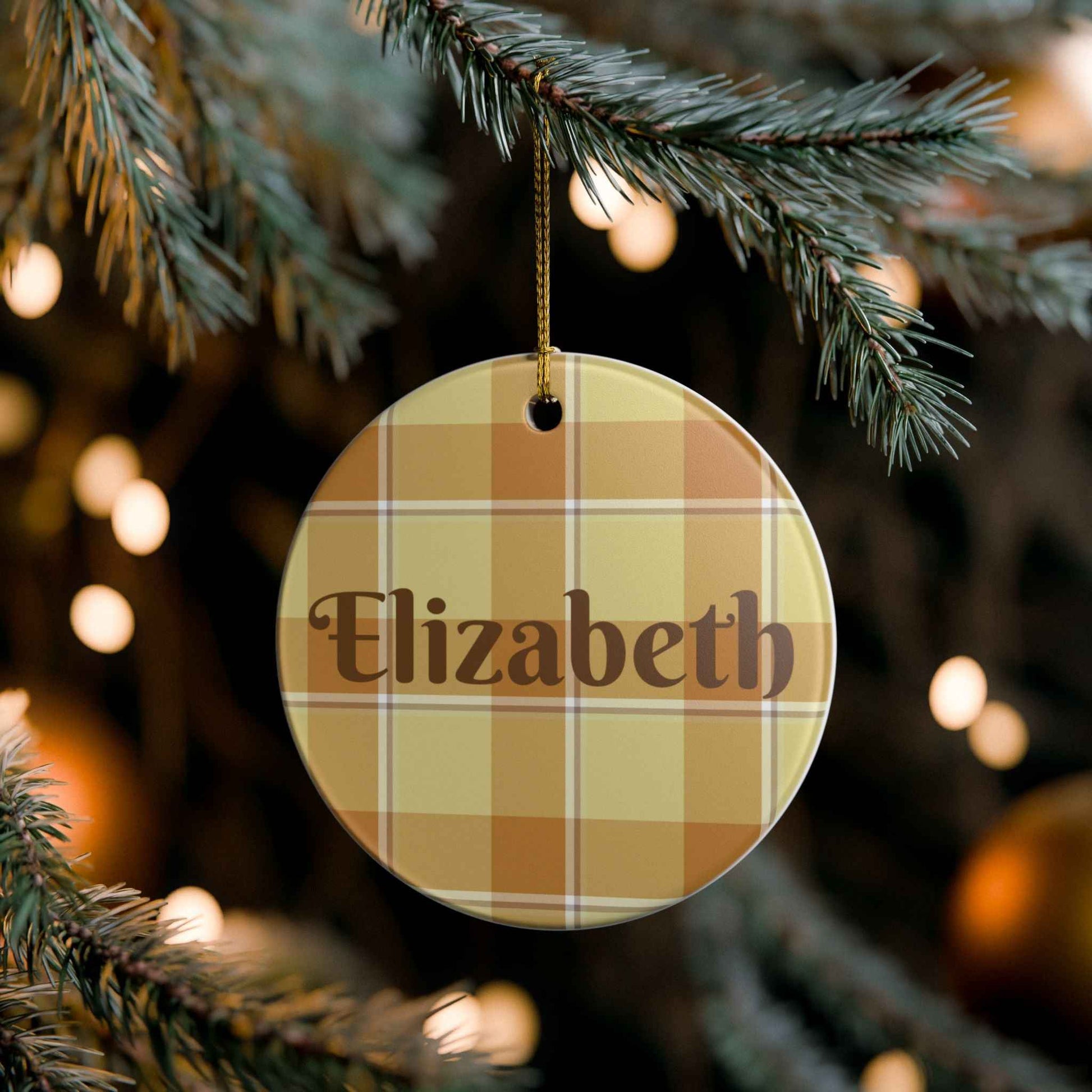 Personalized Ceramic Ornament, Custom Holiday Decoration, Home Decor, Gift for Her, Christmas Decoration, Personalized Gifts