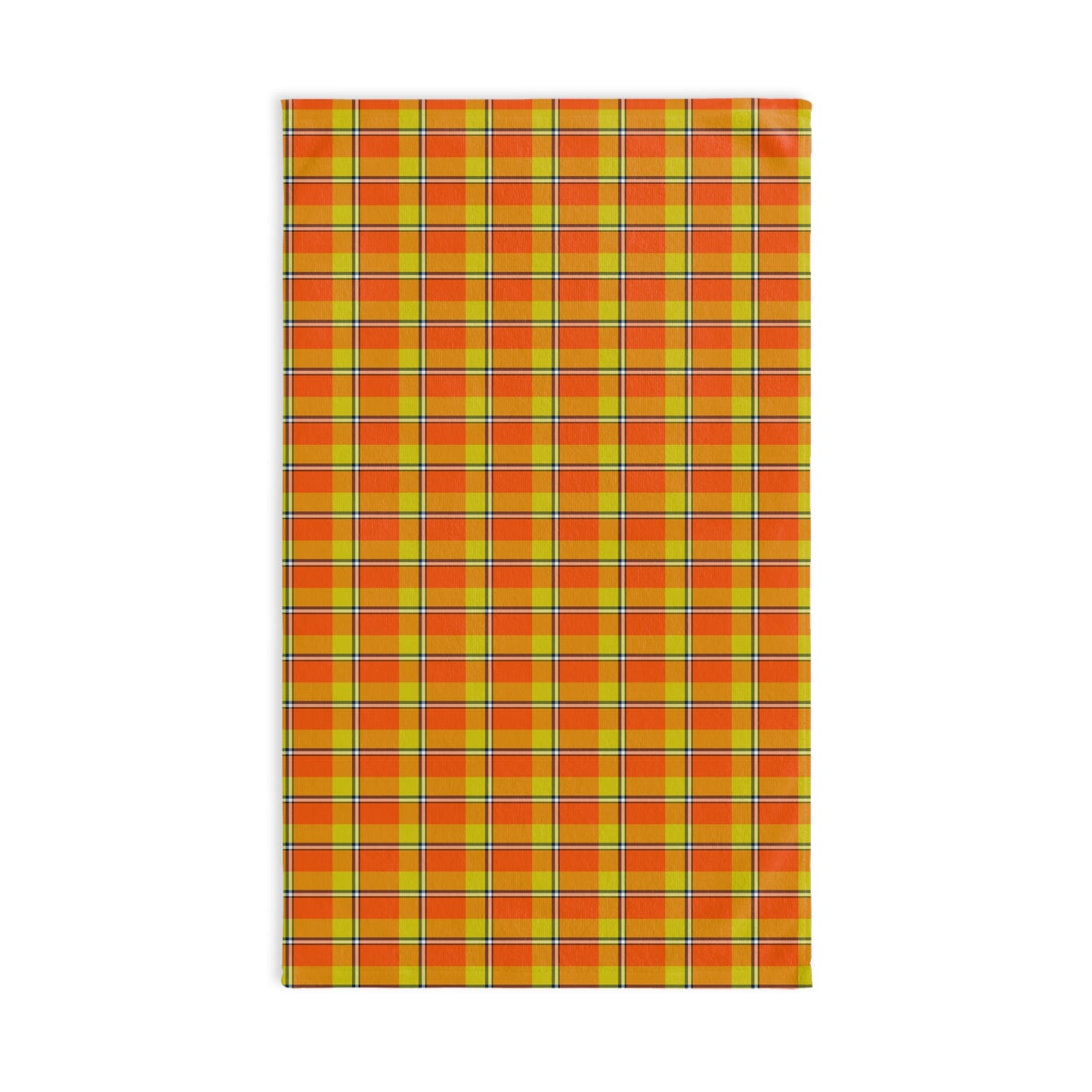 Bright Autumn Plaid Hand Towel, Kitchen Towel, Home Decor, Gift for Her, Colorful Dish Towel, Checkered Towel for Holidays - Celtic Scents