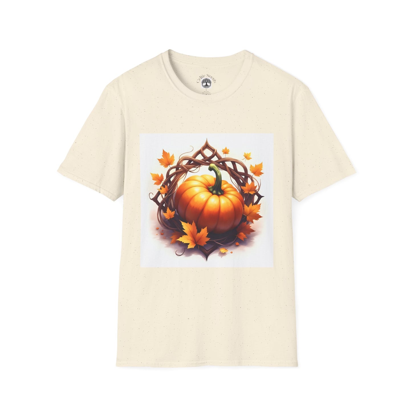 Autumn Pumpkin T-Shirt, Fall Tee, Halloween Shirt, Harvest Apparel, Thanksgiving Gift, Cozy Unisex Top - Celtic Scents