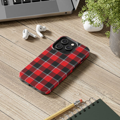 Stylish Plaid Tough Phone Cases, Durable Phone Covers, Rustic Gift, Trendy Accessories, Protection for Everyday Use, Fashionable [...] - Celtic Scents