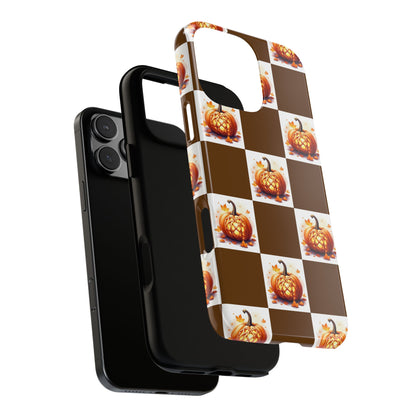 Pumpkin Phone Case, Fall Decor, Halloween Gift, Autumn Accessories, Cute Smartphone Cover, Tough Cases