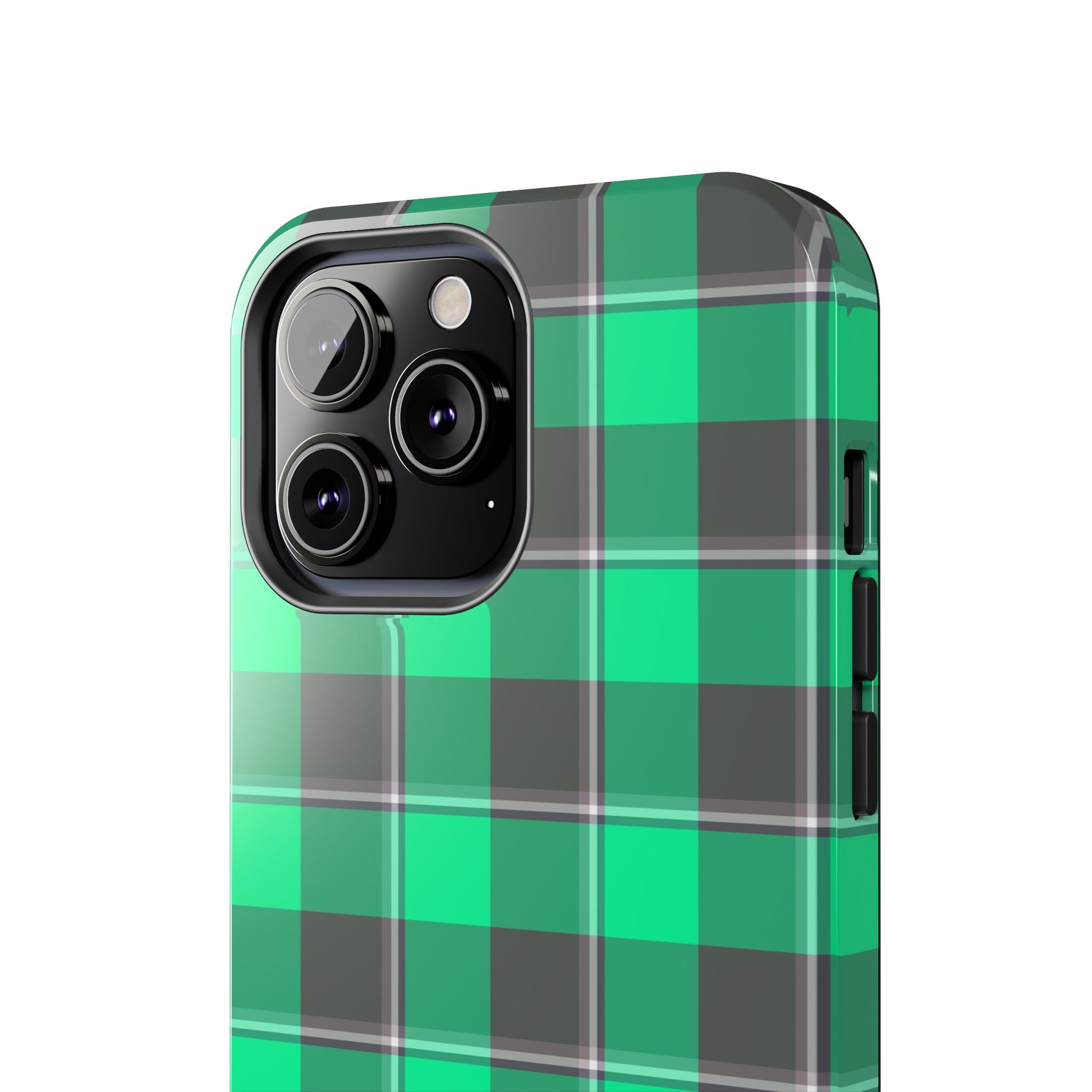 Personalized Plaid Tough Phone Case, Custom Phone Cover, Gifts for Her, Unique Cell Phone Case, Trendy Accessories, Holiday Gifts - Celtic Scents