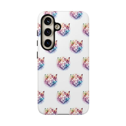 Colorful Butterflies Phone Case, Tough Cases, Cute Butterfly Lover Gift, Trendy Phone Cover, Nature Print Case