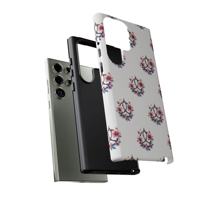 Floral Phone Case, Tough Phone Cover, Cute Protection for Mobile, Gift for Her, Celtic Knot Floral Pattern Case