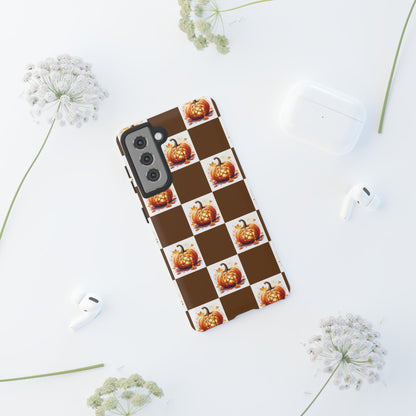 Pumpkin Phone Case, Fall Decor, Halloween Gift, Autumn Accessories, Cute Smartphone Cover, Tough Cases