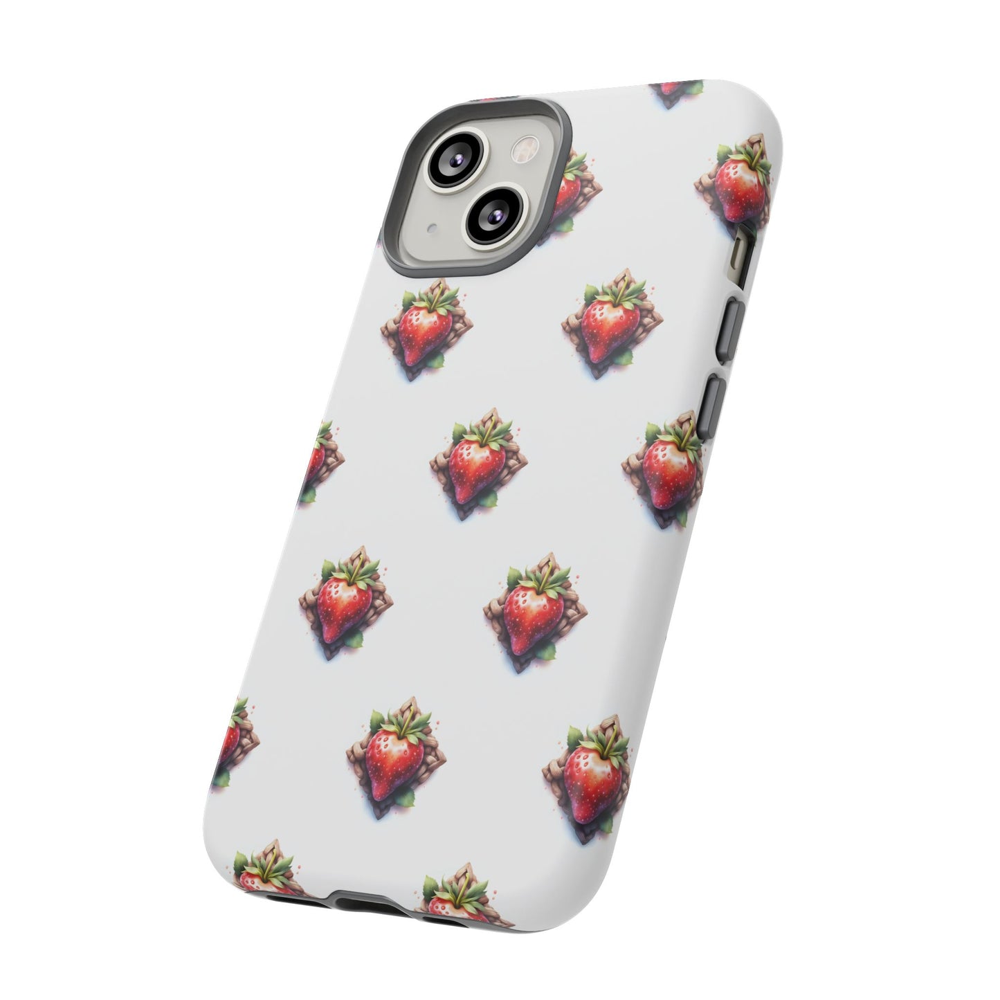 Strawberry Celtic Knot Phone Case, Cute Phone Cover, Gift for Her, Custom Smartphone Case, Funky Accessories, Valentine's Day Gift