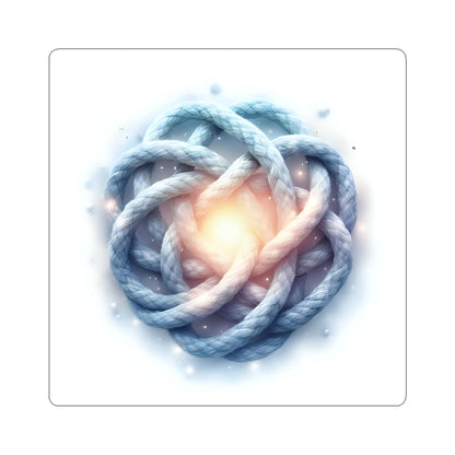 Tranquil Knot Kiss-Cut Stickers - Peaceful Decor, Laptop Stickers, Water Bottle Decals, Gifts for Nature Lovers, Unique Art - Celtic Scents