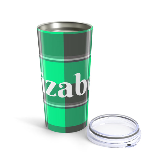 Plaid Personalized Tumbler, Custom Travel Mug, Insulated Drinkware, Eco-Friendly Cup, Perfect for Gifts - Celtic Scents
