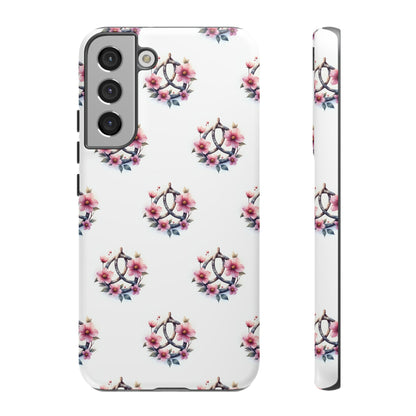 Floral Phone Case, Tough Phone Cover, Cute Protection for Mobile, Gift for Her, Celtic Knot Floral Pattern Case - Celtic Scents