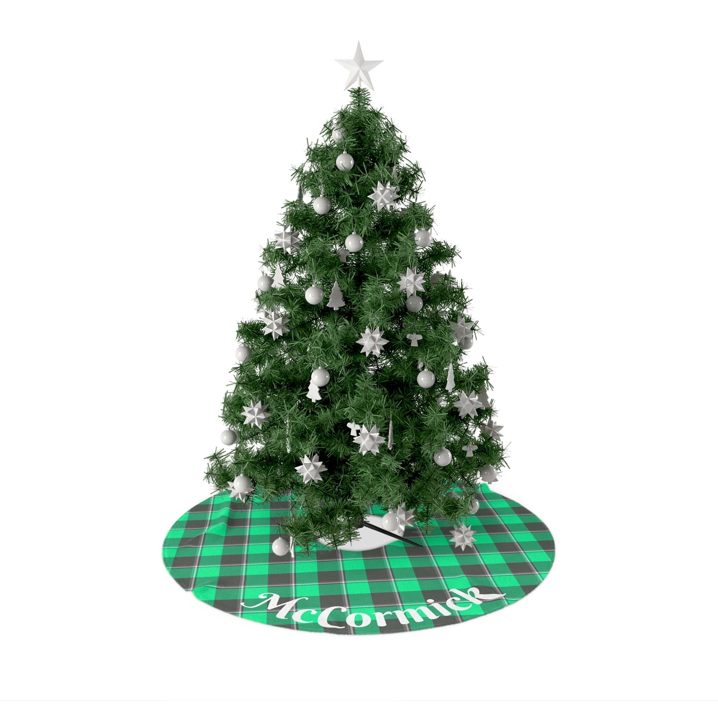 Christmas Tree Skirt - Personalized Plaid Holiday Decor, Festive Home Accessory, Winter Wonderland Decoration, Christmas Gift Idea - Celtic Scents
