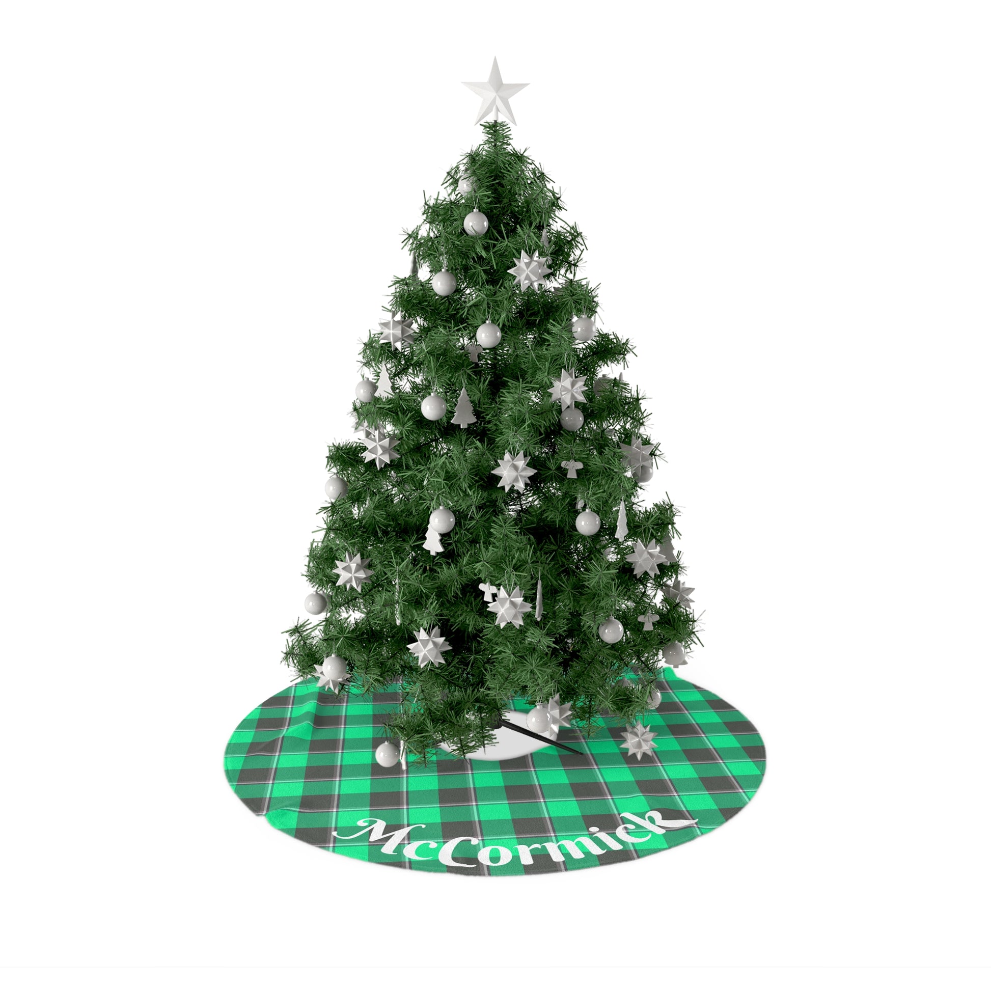 Christmas Tree Skirt - Personalized Plaid Holiday Decor, Festive Home Accessory, Winter Wonderland Decoration, Christmas Gift Idea - Celtic Scents