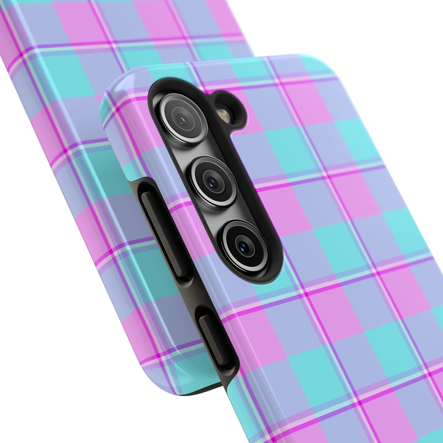 Personalized Plaid Phone Cases for Trendy Protection, Customizable Phone Covers, Durable Cases