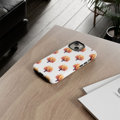 Autumn Tree Phone Case, Fall Phone Cover, Nature Inspired Case, Gift for Outdoorsy Friends, Seasonal Accessories, Eco-Friendly Phone Case