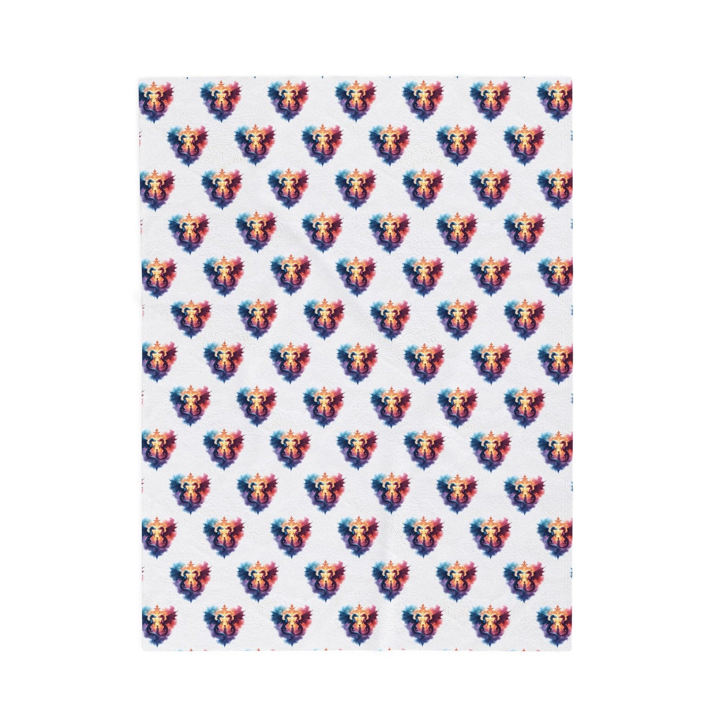 Cozy Dragon Pattern Velveteen Plush Blanket - Soft Throw for Living Room, Bedroom, Gift, Home Decor, Warm Comfort - Celtic Scents